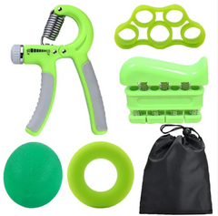 5-in-1 Hand Grip Strength Trainer Set – Finger, Wrist & Forearm Exerciser for Strength, Recovery & Flexibility