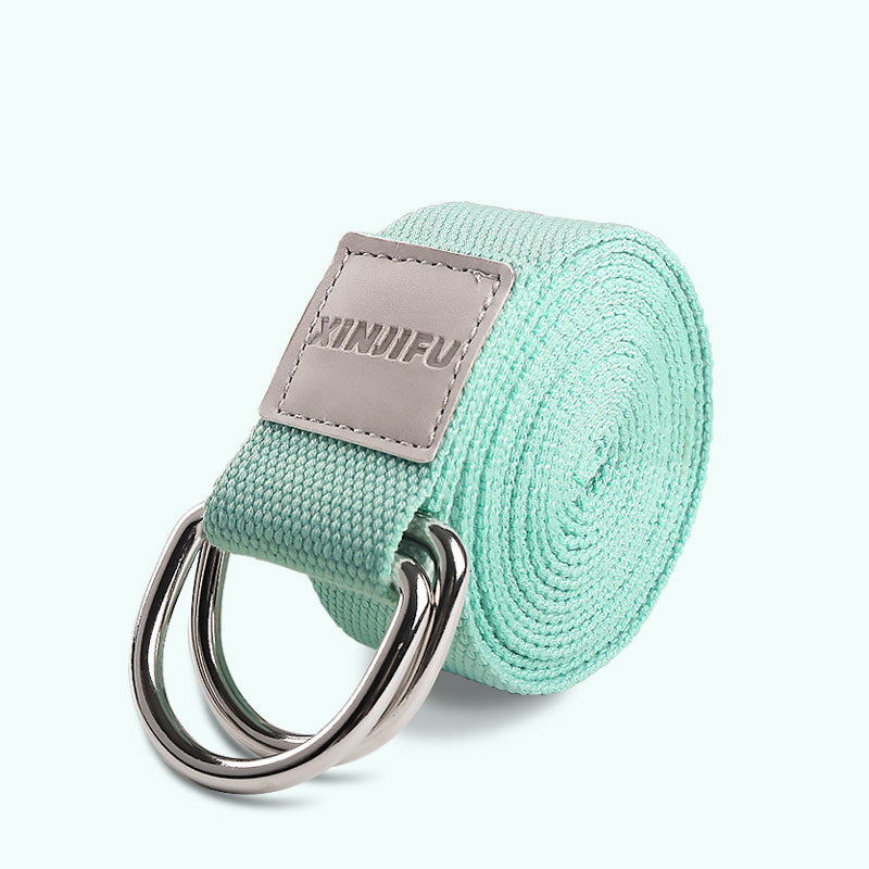 Yoga Stretch Strap – Flexibility & Back Support Stretching Belt for Yoga, Pilates & Aerial Fitness