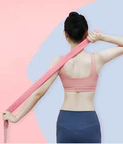 Yoga Stretch Strap – Flexibility & Back Support Stretching Belt for Yoga, Pilates & Aerial Fitness